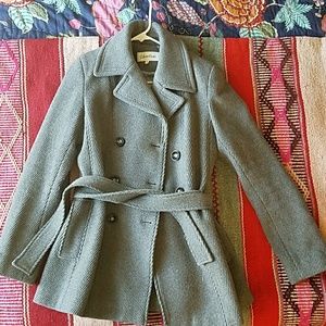 Calvin Klein Grey Peacoat